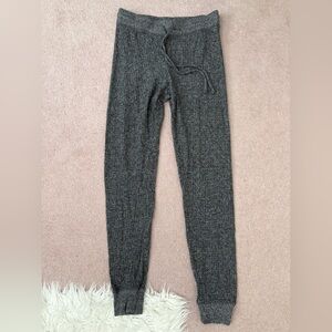 American Eagle “Ahh Masingly Soft” Dark Grey Waffle Knit PJ Pants